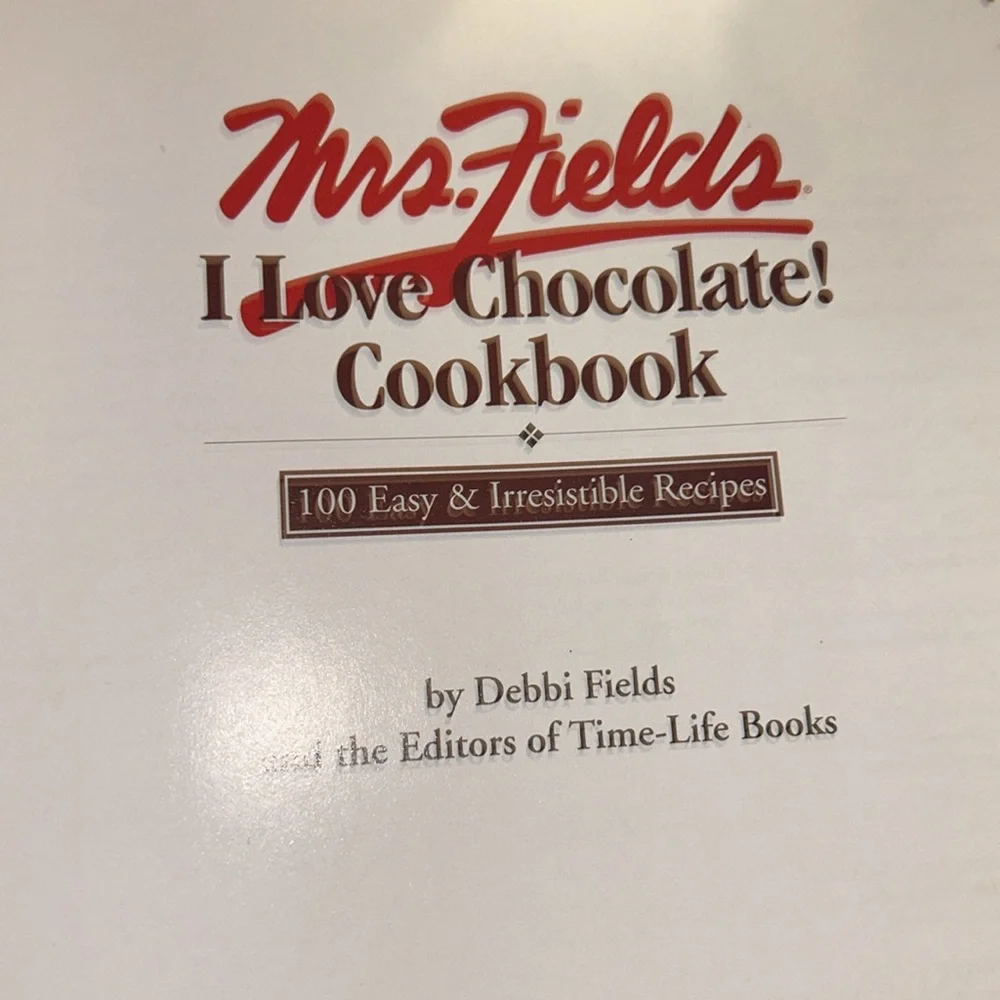 Two Chocolate recipe books